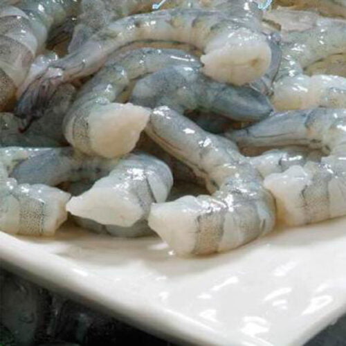 Camarones ecuatorianos tamaño mediano crudo sin cáscara 1kg
